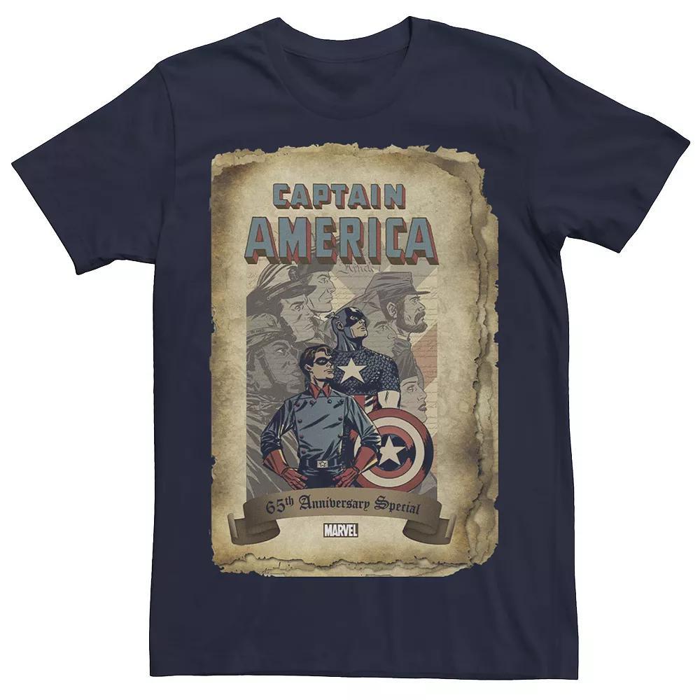 Men's Marvel Captain America And Bucky Barnes 65th Anniversary Tee,  Product Image
