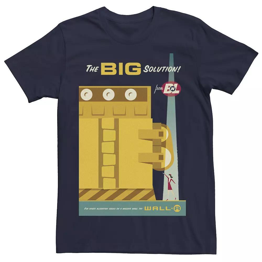 Disney / Pixar's WALL-E Men's The Big Solution Retro Poster Tee,  Product Image
