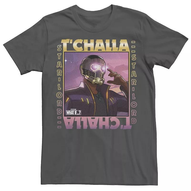 Men's Marvel What If T'Challa Star Lord Poster Tee, Size: Large, Red Product Image