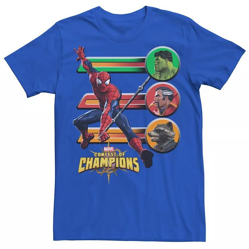 Men's Marvel Contest of Champions Spider-Man Short Sleeve Graphic Tee,  Product Image