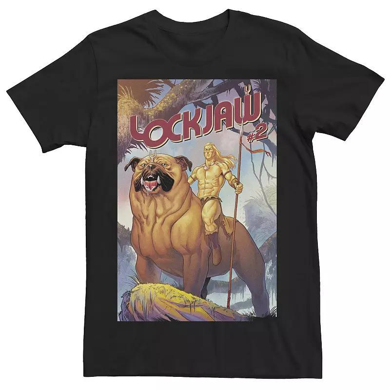 Men's Marvel Lockjaw #2 Comic Cover Tee, Size: Medium, Black Product Image