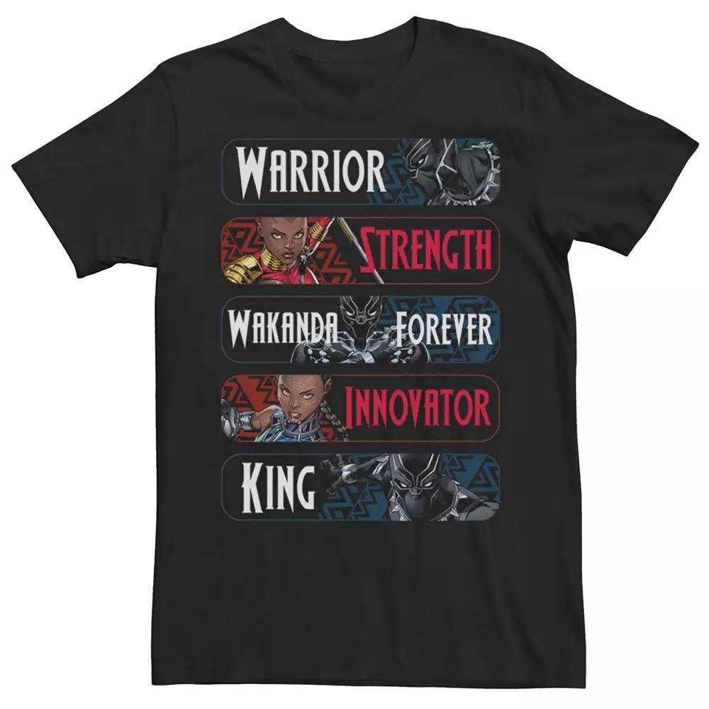 Men's Marvel Black Panther Trio Attributes Tee,  Product Image