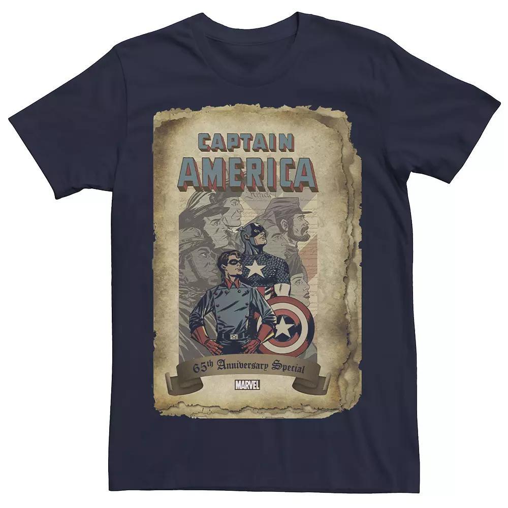 Men's Marvel Captain America And Bucky Barnes 65th Anniversary Tee,  Product Image