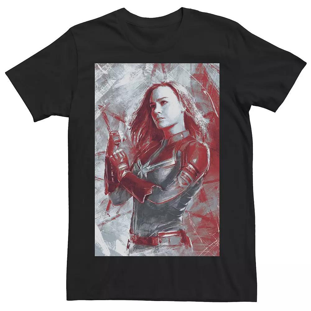 Men's Marvel Avengers: Endgame Captain Marvel Painting Tee,  Product Image
