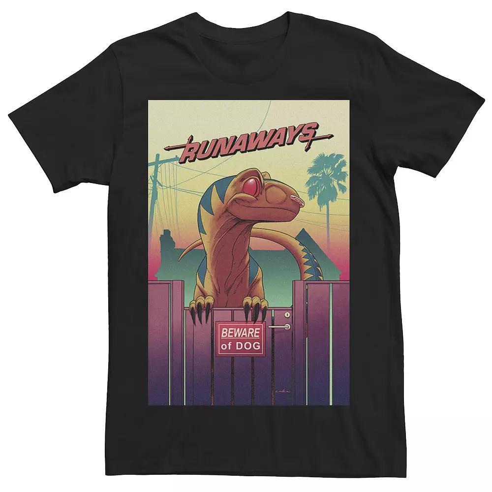 Men's Marvel Runaways Raptor Comic Cover Graphic Tee,  Product Image
