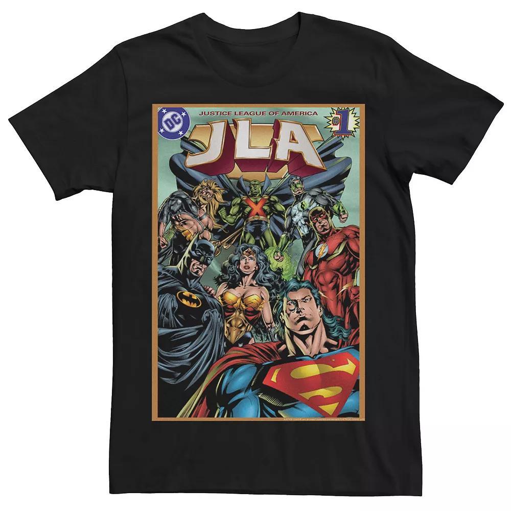 Men's DC Comics Justice League Group Shot Comic Cover Tee,  Product Image