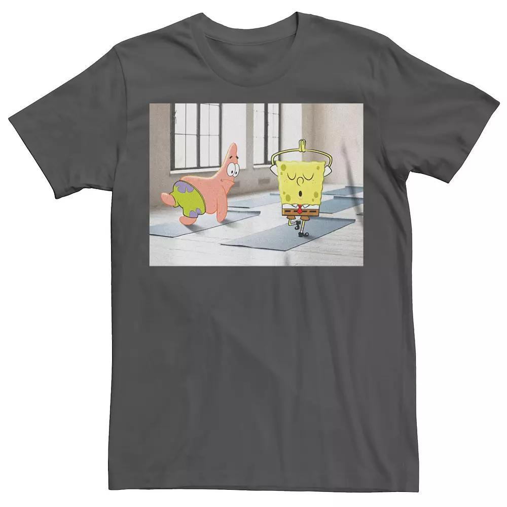 Men's SpongeBob SquarePants And Patrick Star Tee, Size: XXL, Grey Product Image