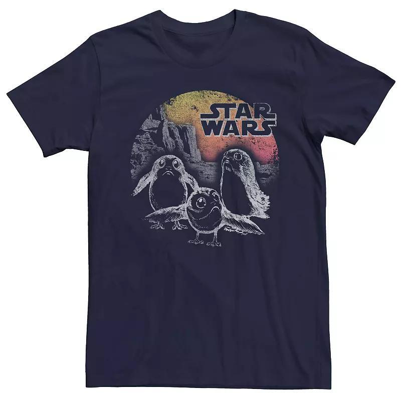 Men's Star Wars Porg Tee, Size: XXL, Blue Product Image