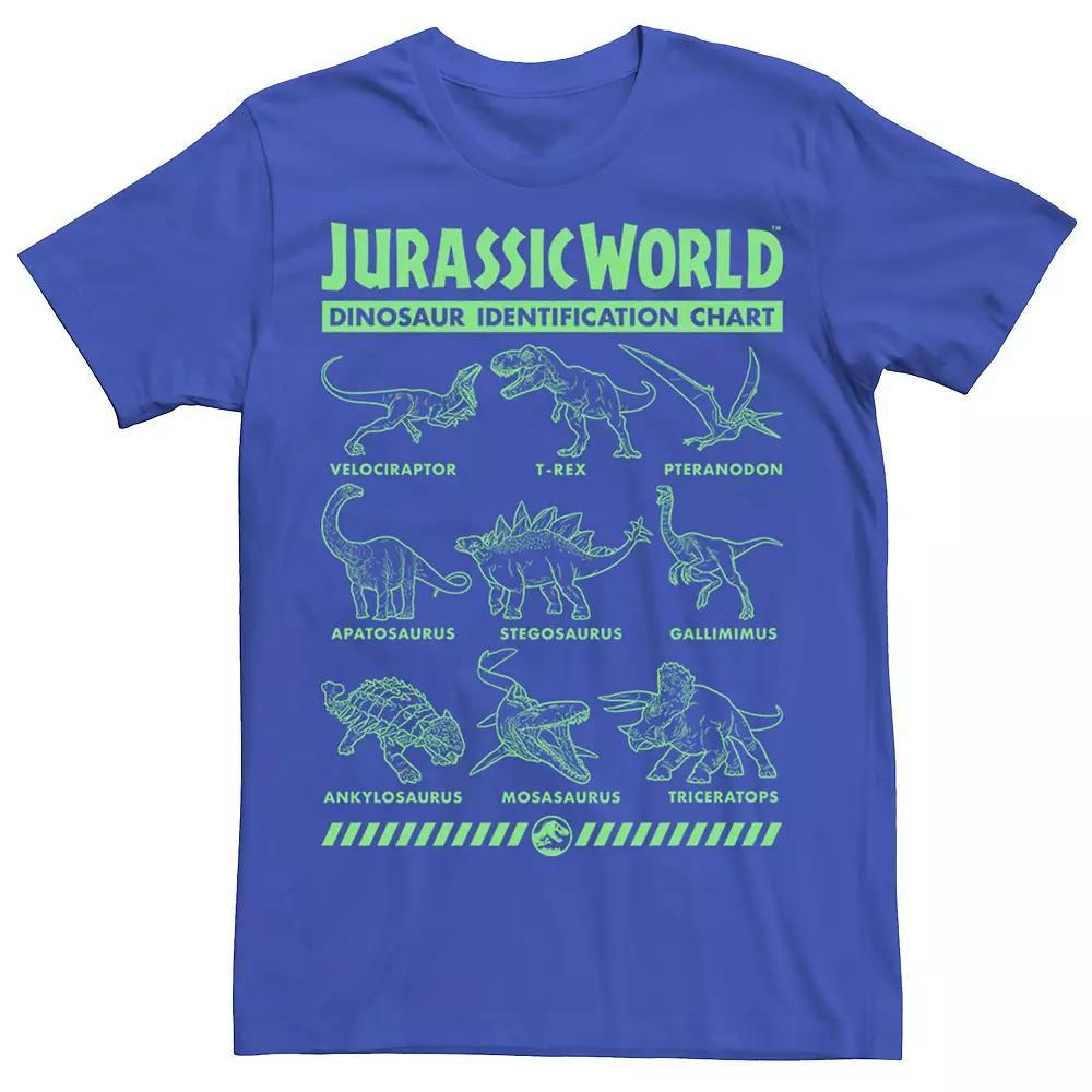 Men's Jurassic World Two Dino Gradient ID Chart Tee,  Product Image