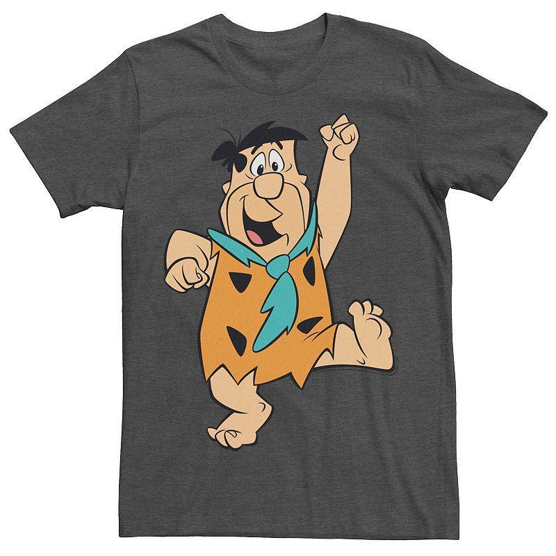 Men's Flinstones Big Solo Fred Poster Tee, Size: XXL, Grey Heather Product Image