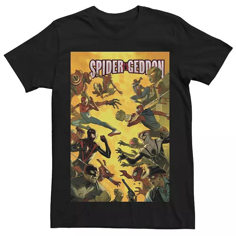 Men's Marvel's Spider-Geddon #3 Comic Cover Tee, Size: 3XL, Black Product Image