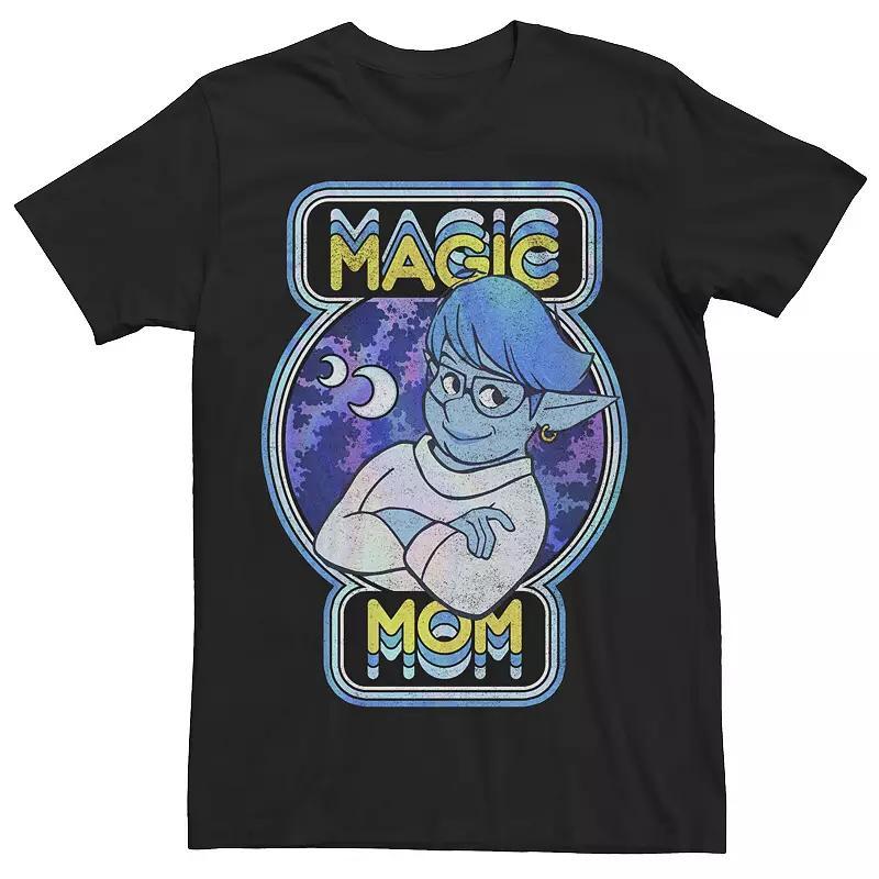 Disney / Pixar's Onward Laurel Men's Magic Mom Retro Portrait Tee, Size: 3XL, Black Product Image