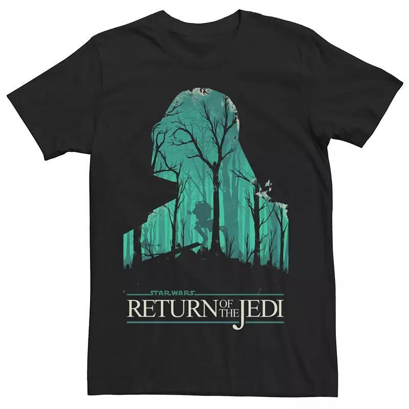 Mens Star Wars Return of the Jedi Darth Vader Silhouette Tee Product Image