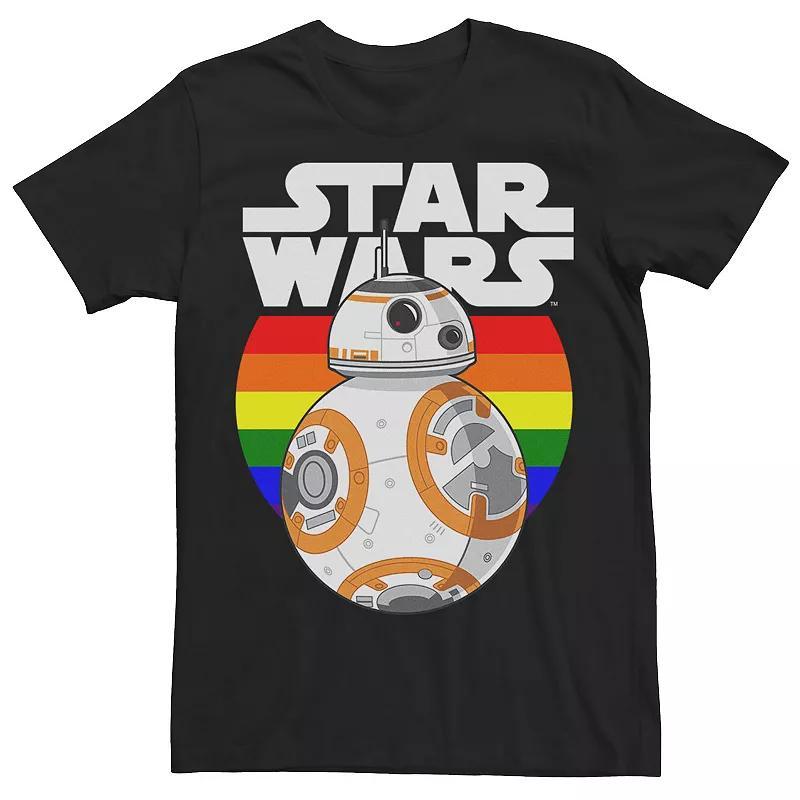 Men's Star Wars Rainbow Circle Tee, Size: XS, Black Product Image