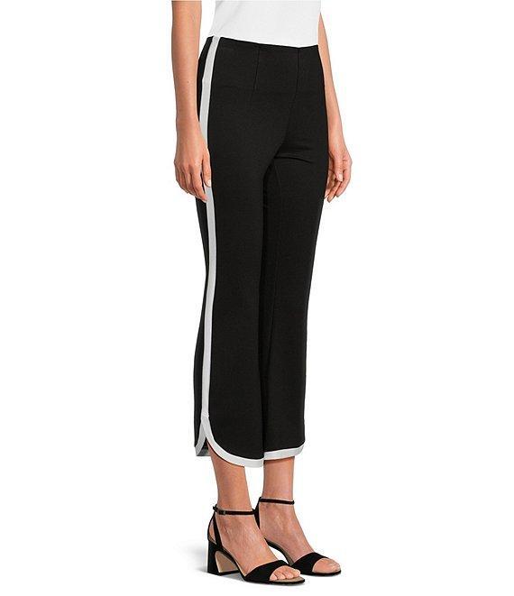 Slim Factor by Investments Ponte Knit No Waist Soft Flare Leg Pants Product Image