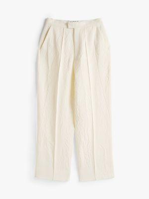 Crinkle-Finish Tailored Drapey Pant Product Image