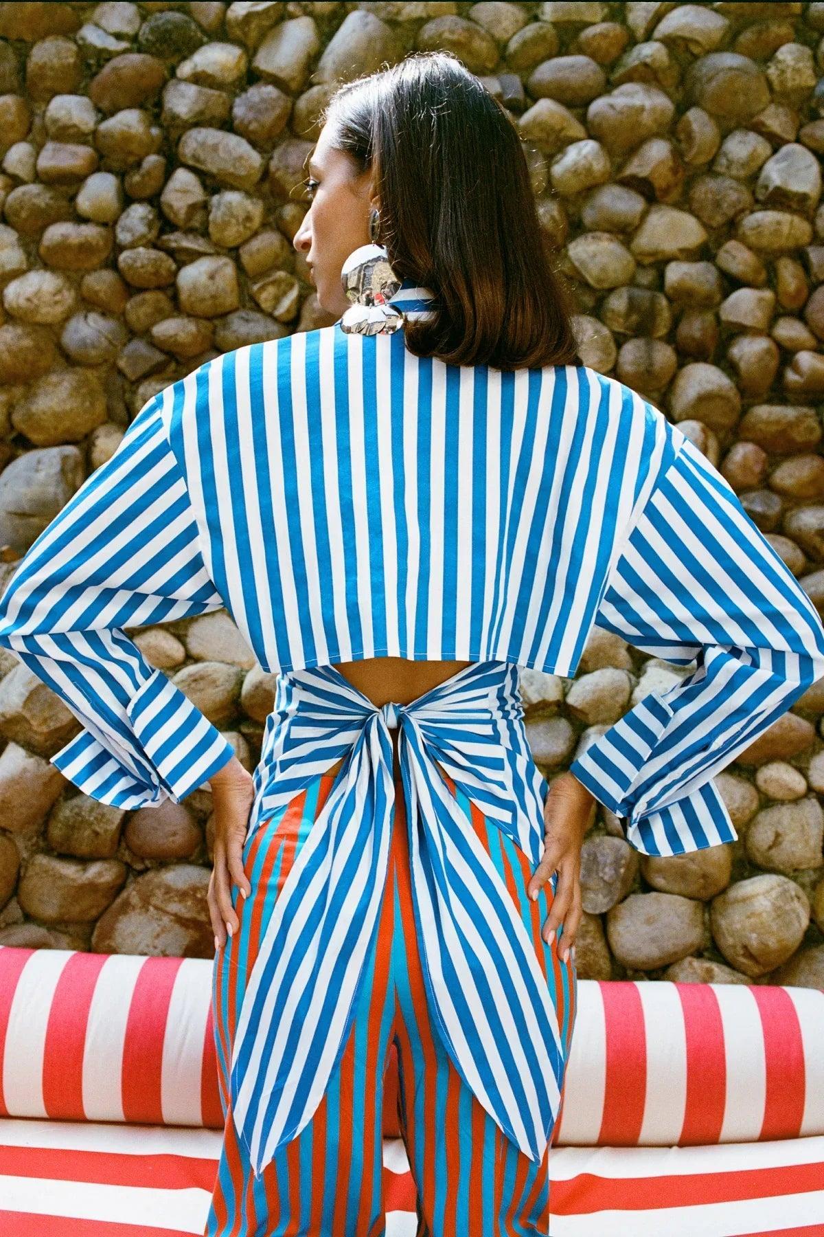 Loch Striped Poplin Button Up Product Image