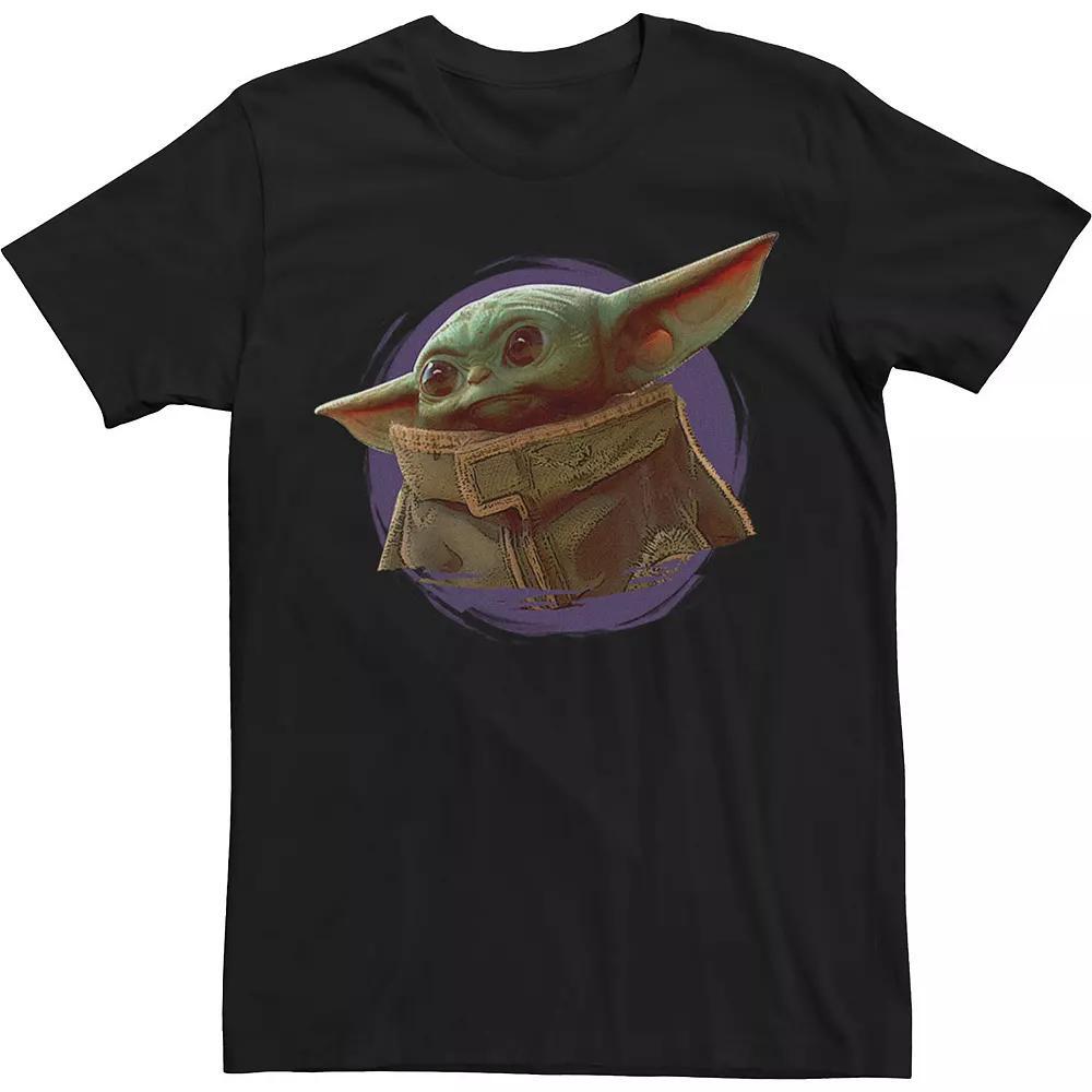 Big & Tall Star Wars The Mandalorian The Child Purple Smoke Tee, Men's,  Product Image