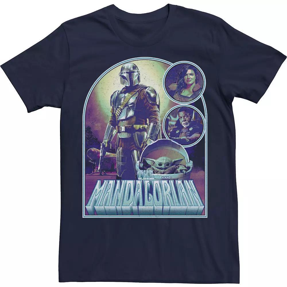 Men's Star Wars The Mandalorian Bounty Jobs Vintage Group Shot Tee,  Product Image