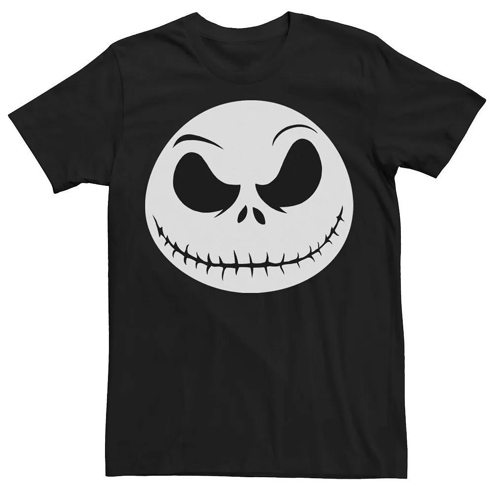 Big & Tall Disney The Nightmare Before Christmas Jack Skellington Face Tee, Men's,  Product Image