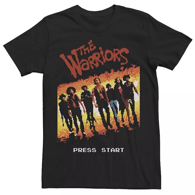 Mens Warriors Videogame Start Screen Graphic Tee Product Image