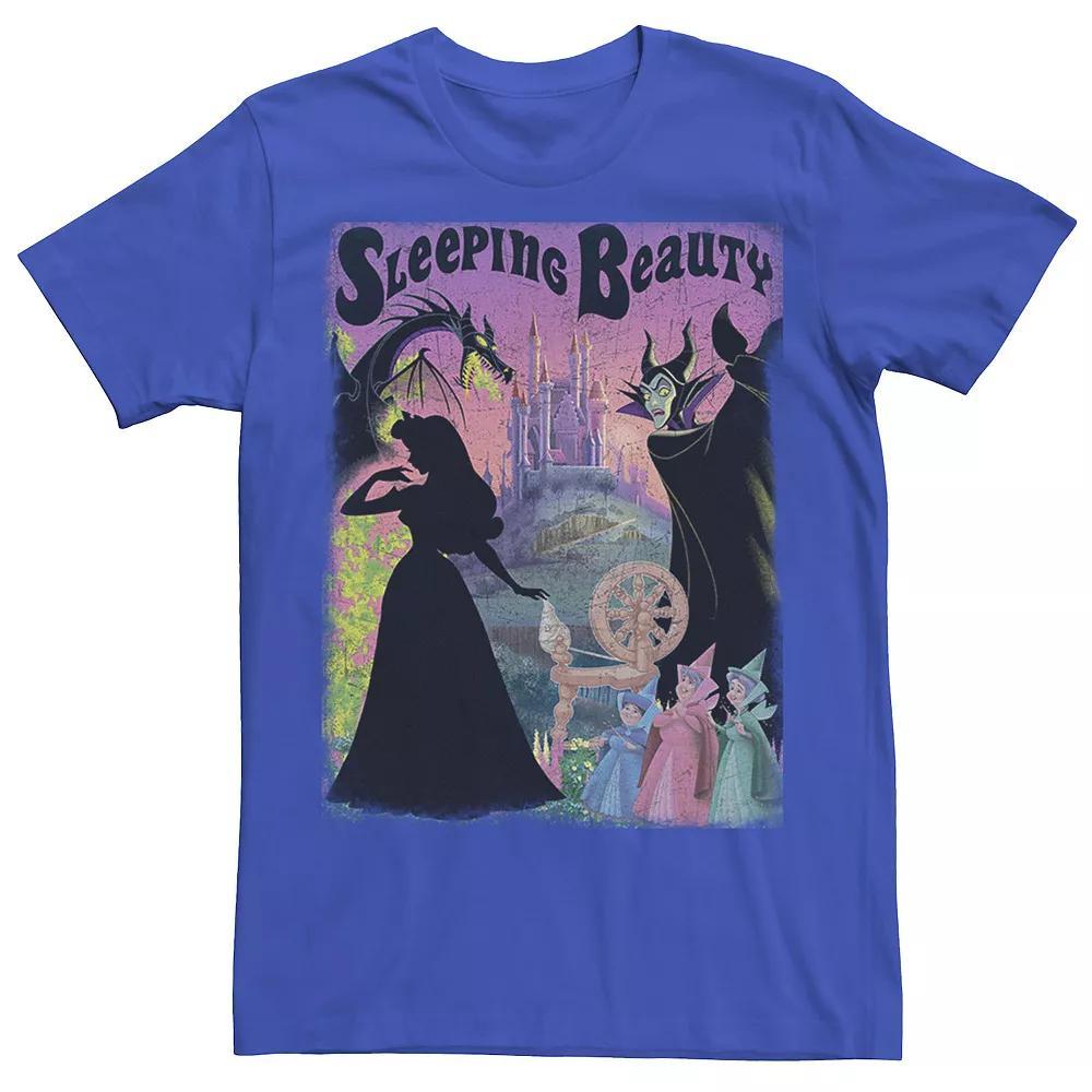 Disney's Sleeping Beauty Aurora Maleficent Men's Poster Tee, Size: 3XL, White Product Image