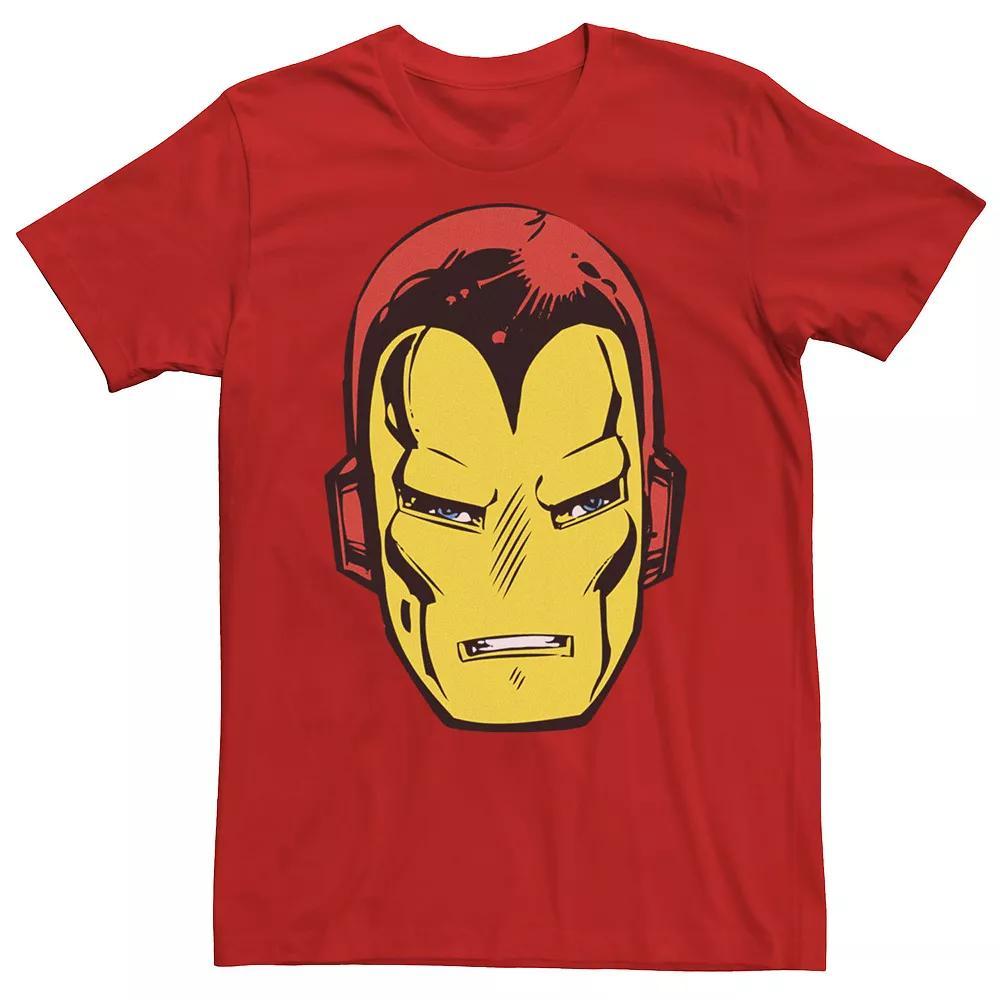 Men's Marvel Iron-Man Big Face Graphic Tee,  Product Image
