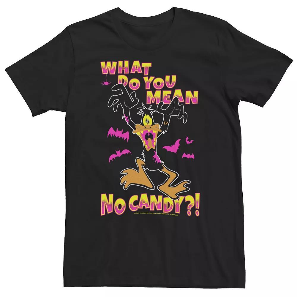 Big & Tall Looney Tunes Daffy Duck "What Do You Mean No Candy?" Halloween Tee, Men's,  Product Image