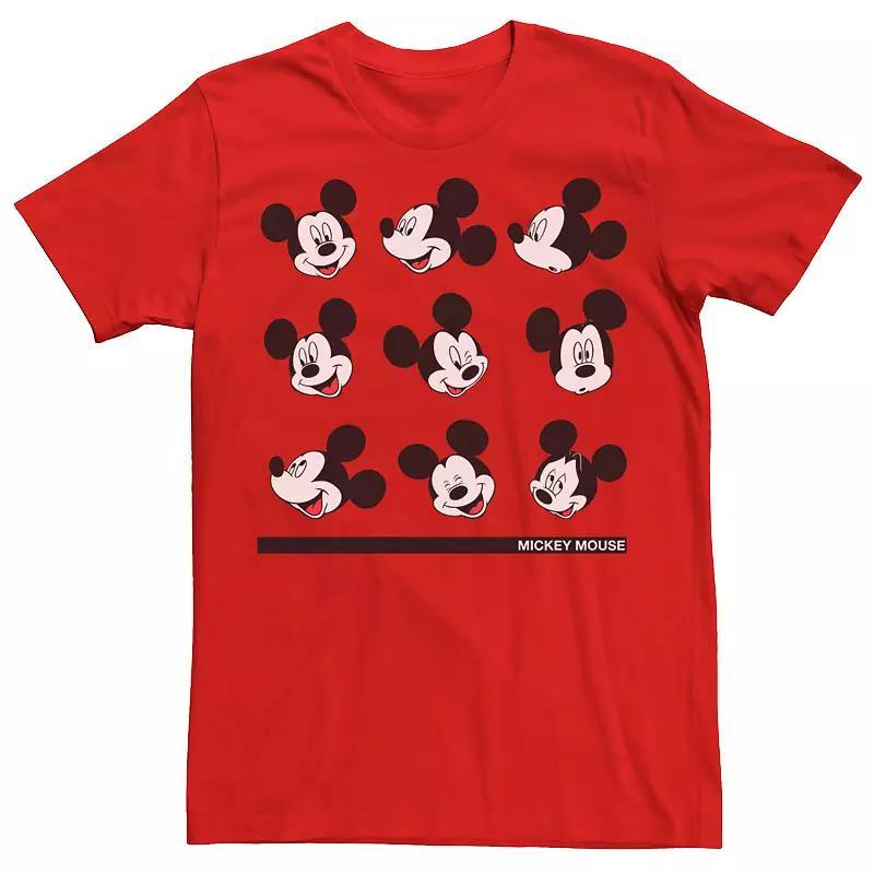 Disney's Mickey Mouse Men's Different Face Of Mickey Tee, Size: Large, White Product Image