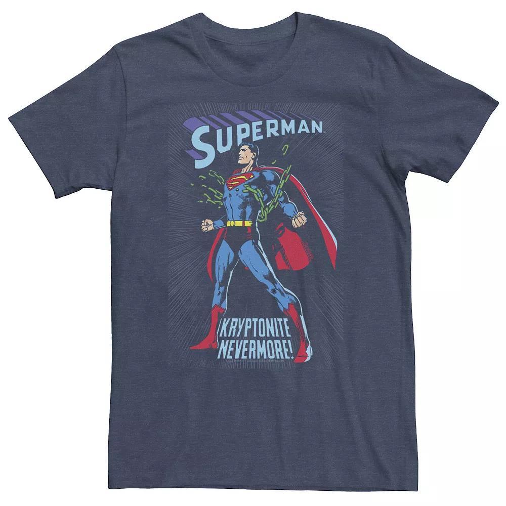 Big & Tall DC Comics Superman Posed Pop Art Poster Tee, Men's,  Product Image