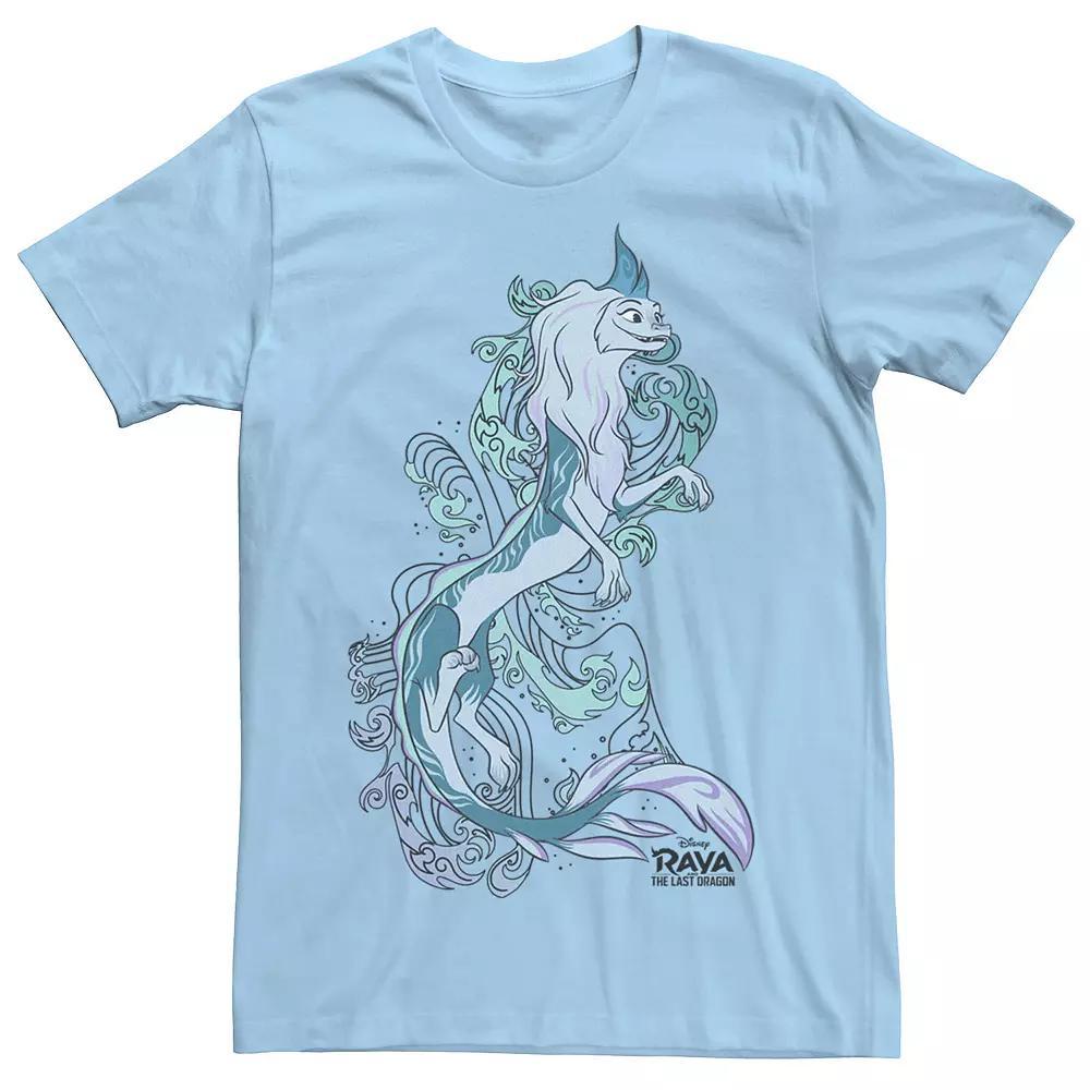 Disney's Raya And The Last Dragon Sisu Waves Men's Tee,  Product Image