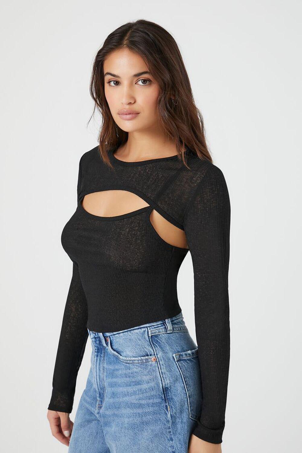 Combo Long-Sleeve Top | Forever 21 Product Image