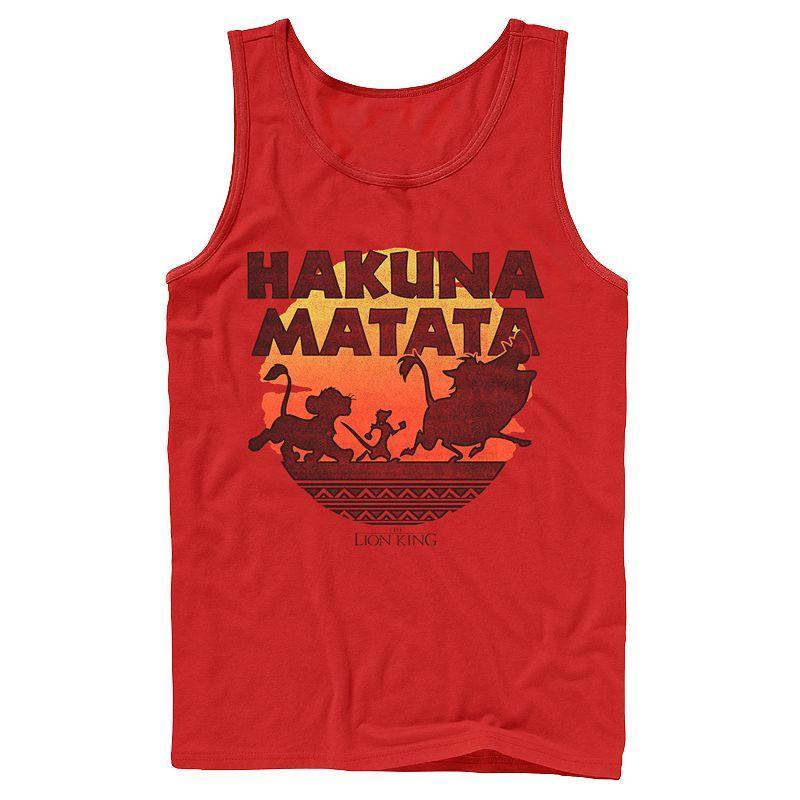 Disneys The Lion King Mens Hakuna Mata Portrait Tank Top Product Image