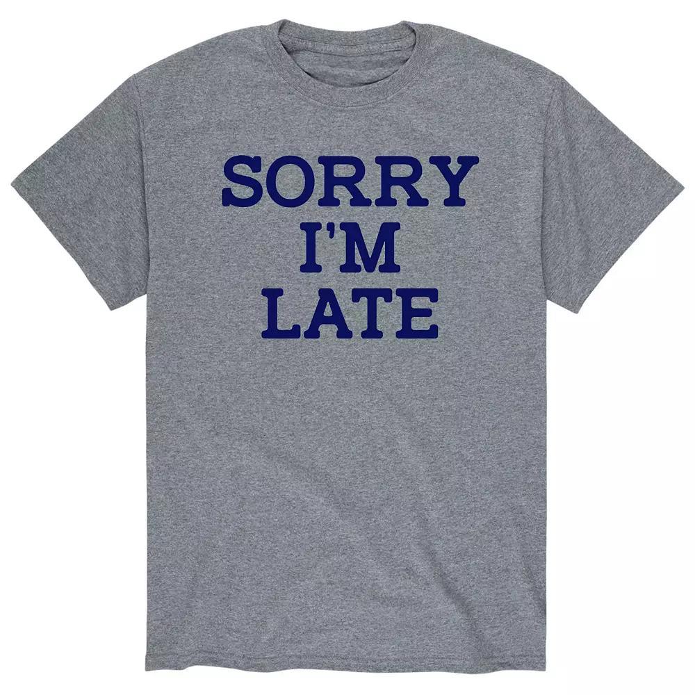 Men's Sorry I'm Late Graphic Tee,  Product Image