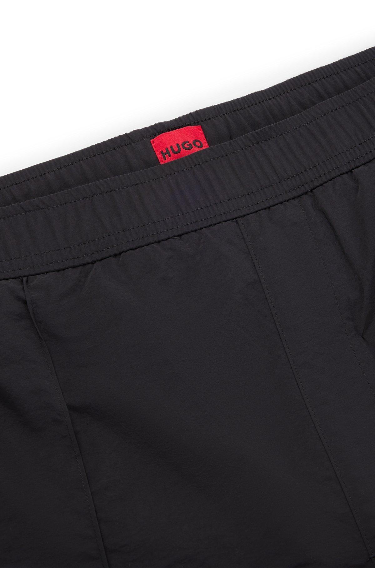 Poplin shorts with logo print Product Image