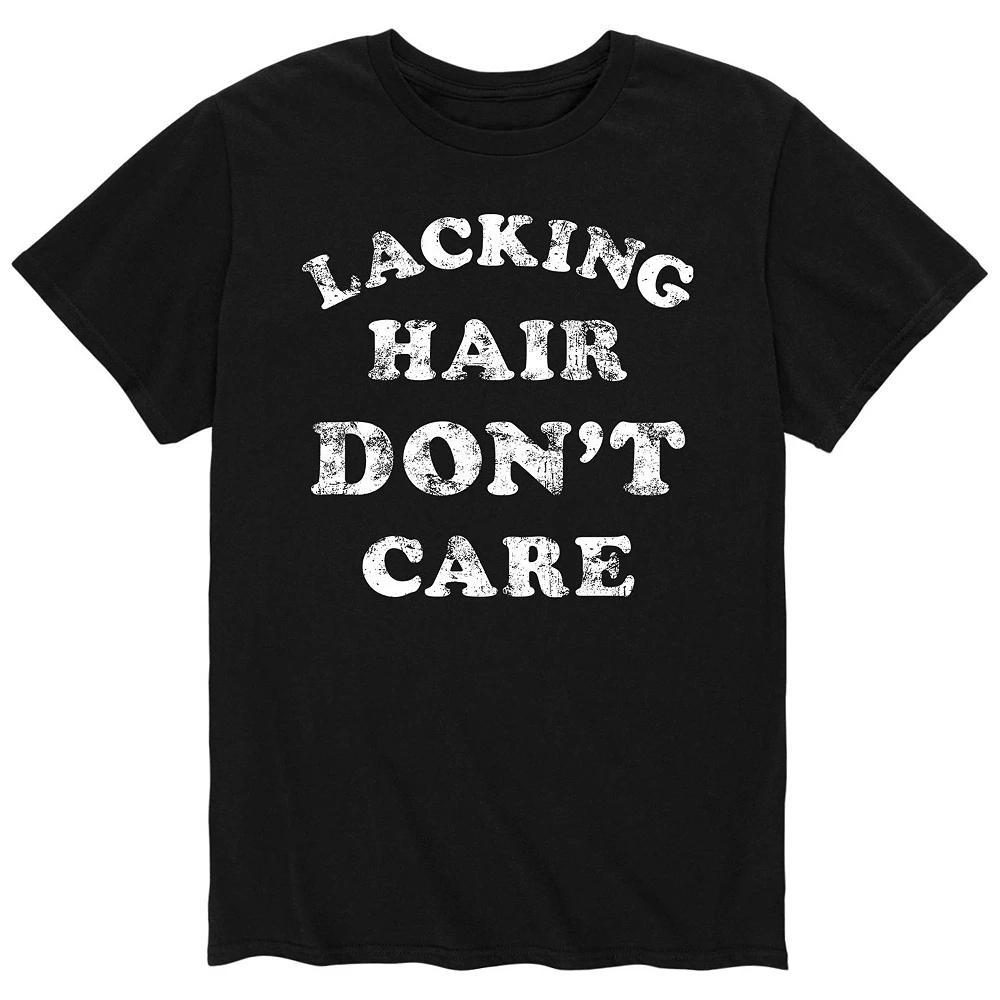 Men's Lacking Hair Dont Care Tee,  Product Image