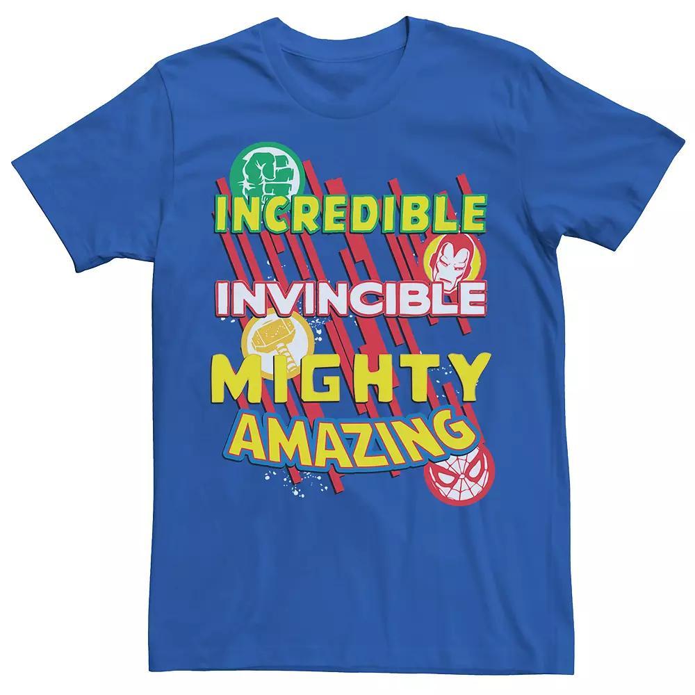 Men's Avengers Awesomeness Tee, Size: Small, Royal Product Image