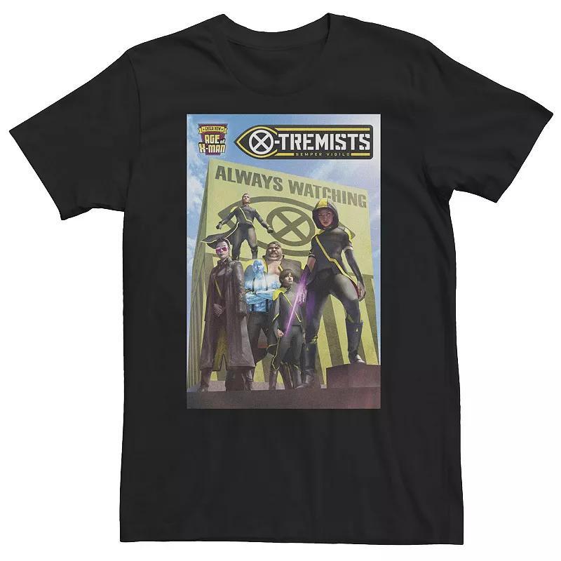 Big & Tall Marvel Comixology X-Tremists Series 1-5 Comic Book Cover Tee, Men's, Size: XXL Tall, Black Product Image