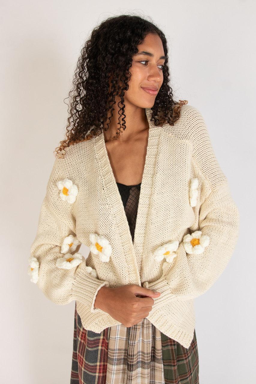 3D Applique Cardigan Product Image