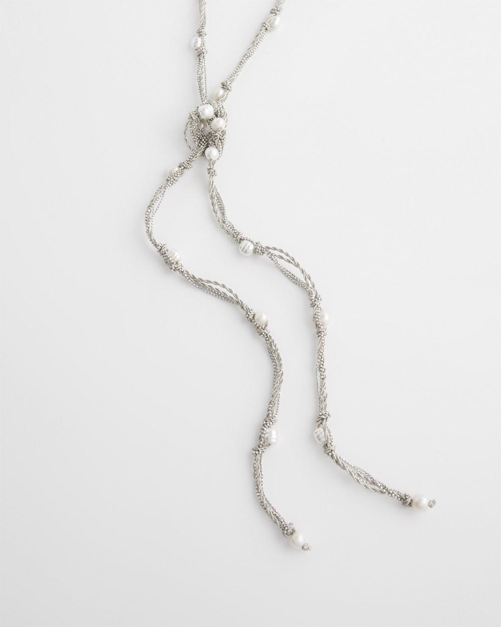 Fresh Water Pearl Lariat Necklace Product Image