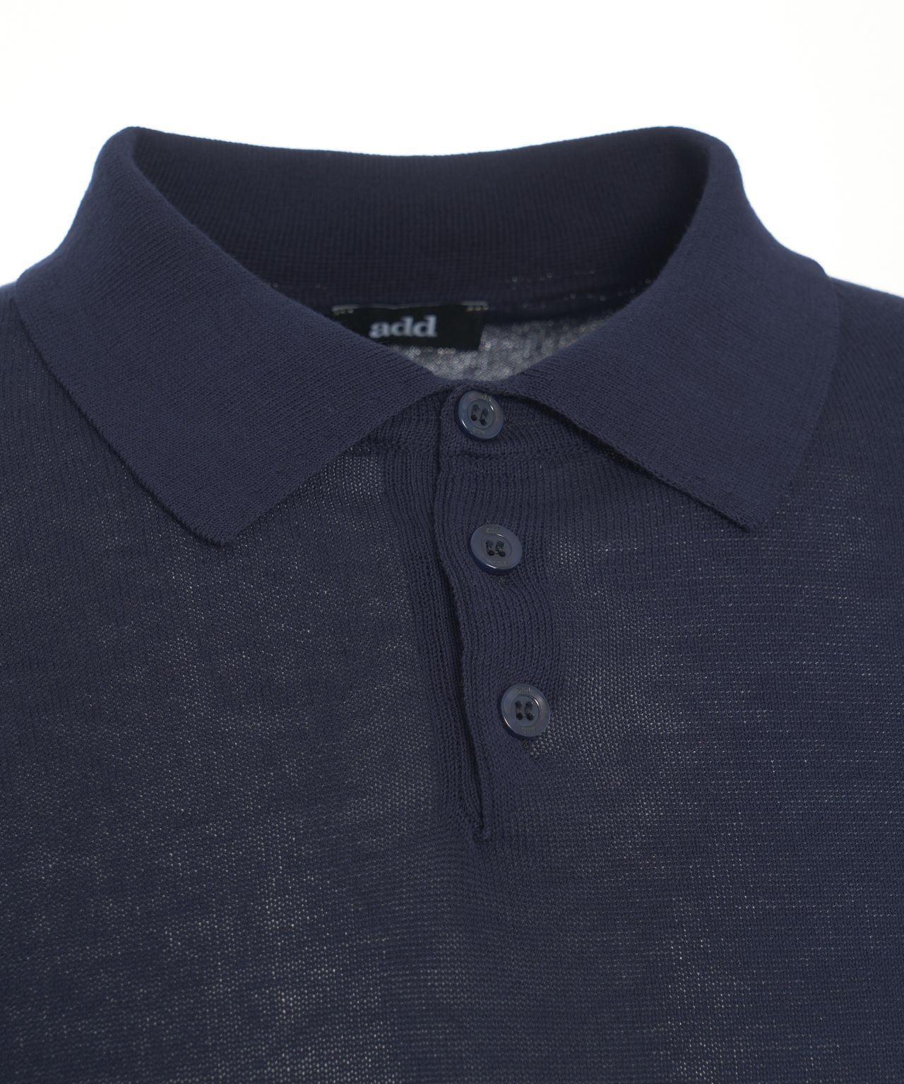 Knit polo shirt Product Image