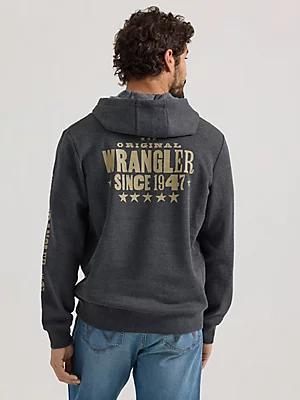 Men's 1947 Wrangler Logo Pullover Hoodie | Men's SHIRTS | Wrangler® Product Image