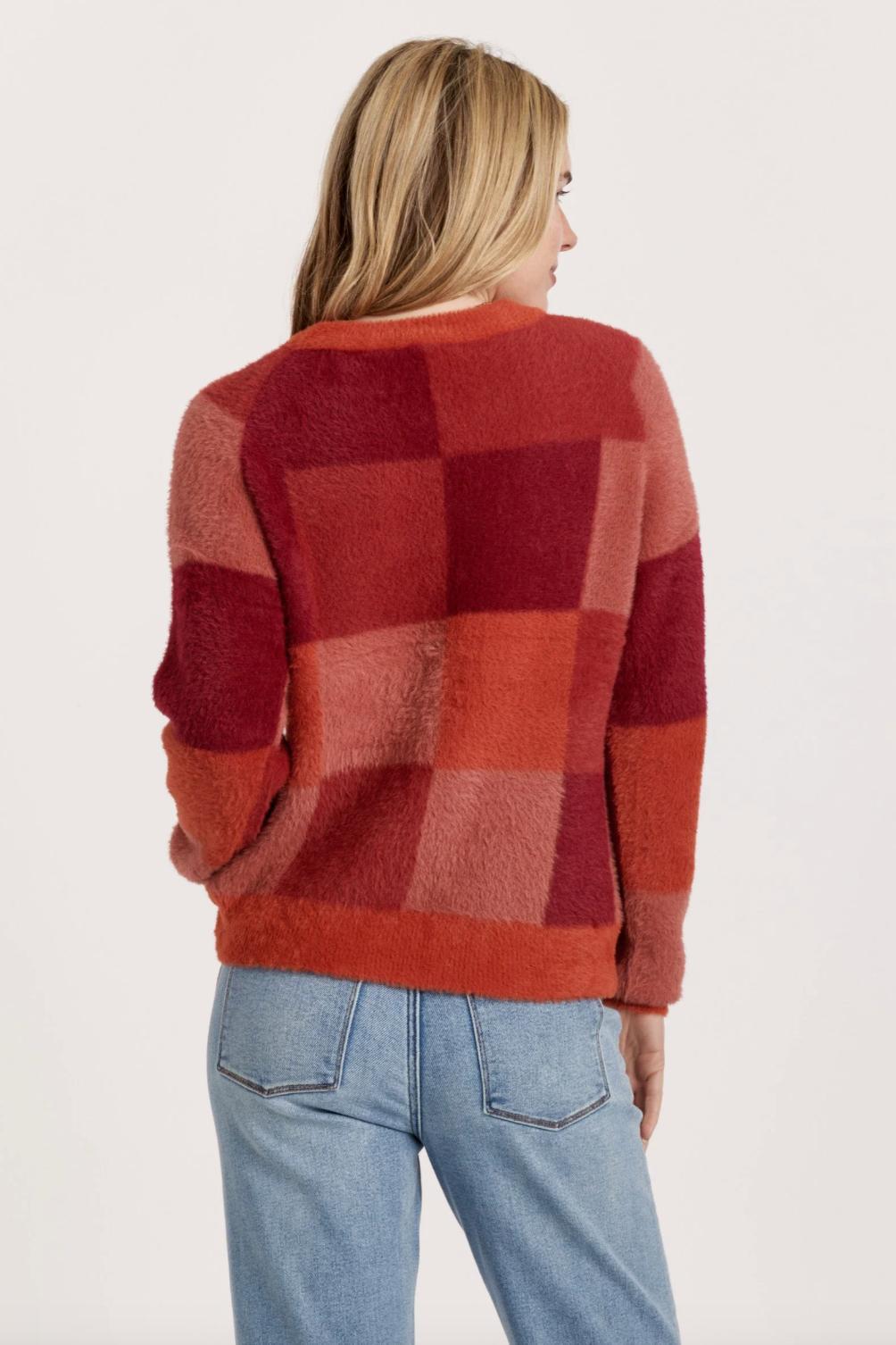 Tamera Checkered Sweater Product Image