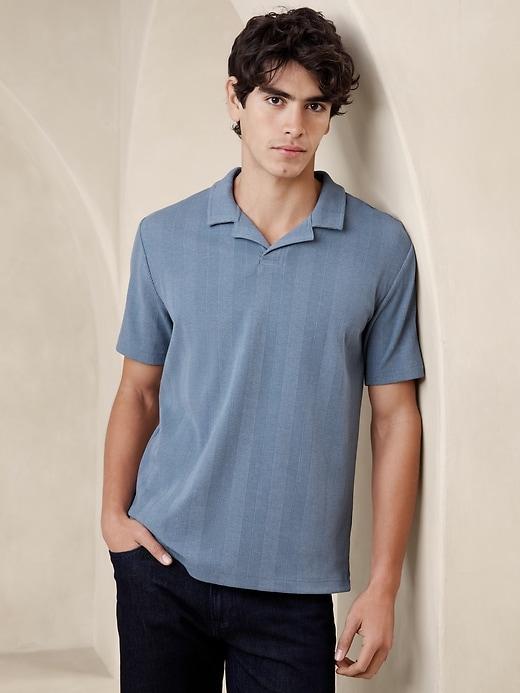 Variegated Ribbed Polo Product Image