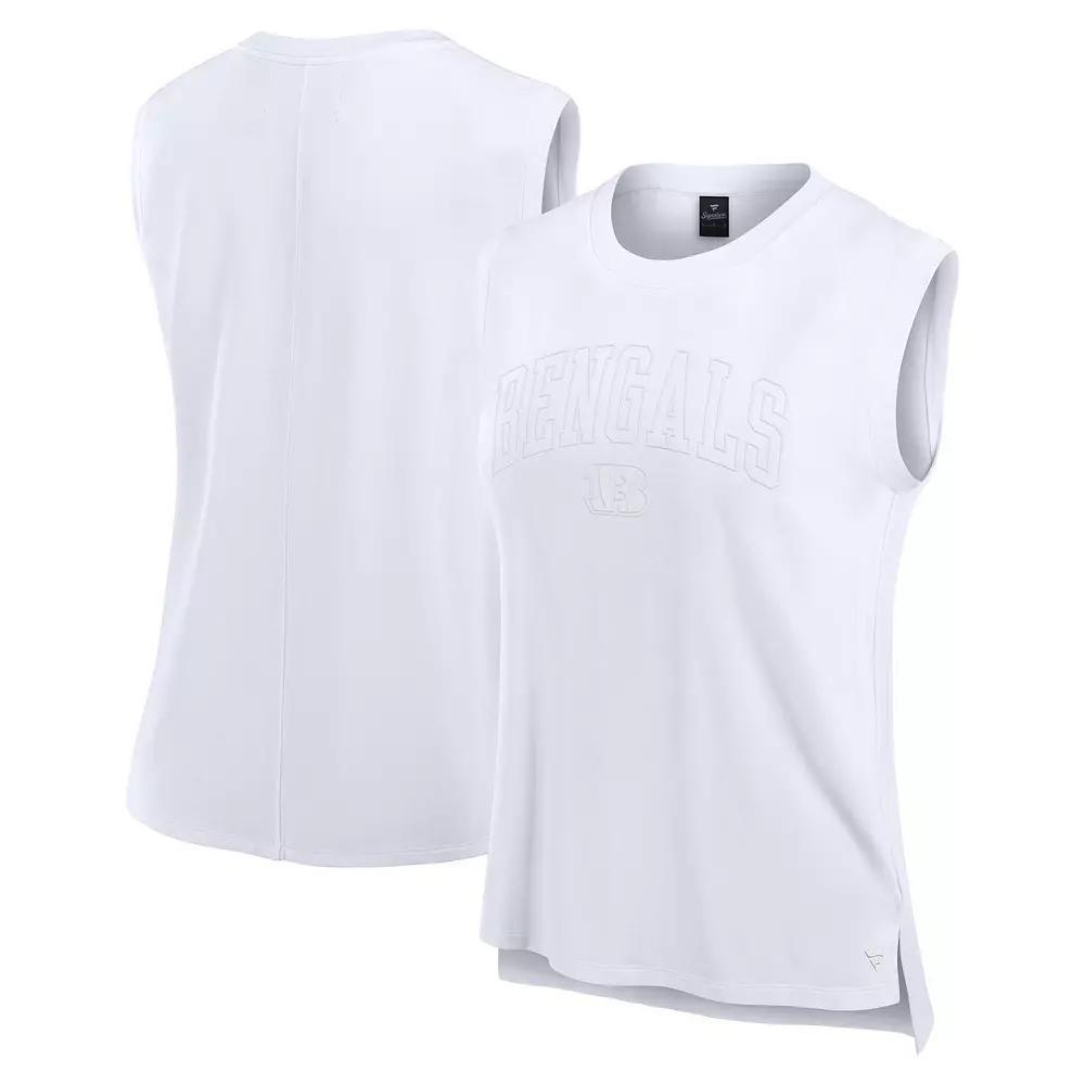 Women's Fanatics White Seattle Seahawks Studio Gym Tank Top,  Product Image