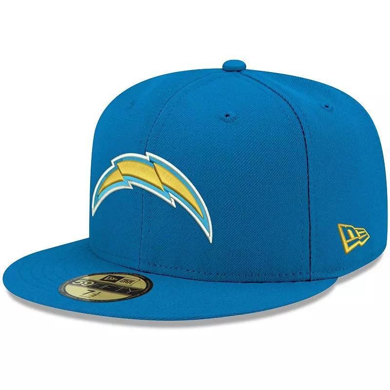 Mens New Era Powder Los Angeles Chargers Team Basic 59FIFTY Fitted Hat Product Image