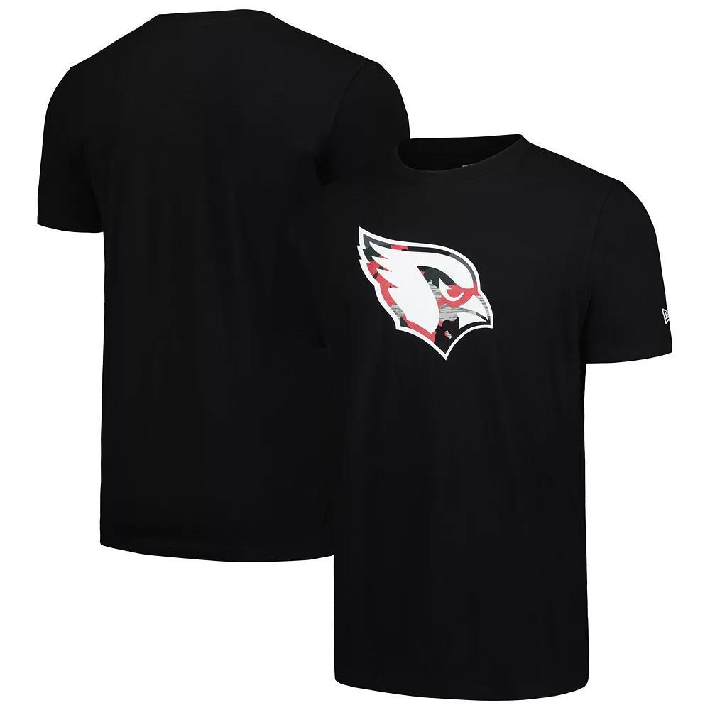 Men's New Era Black Arizona Cardinals Camo Logo T-Shirt, Size: Medium Product Image