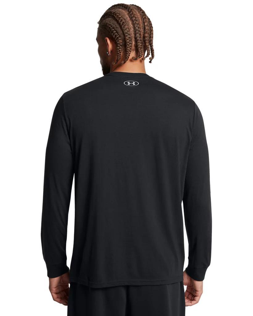 Men's UA Performance Cotton Collegiate Long Sleeve Product Image