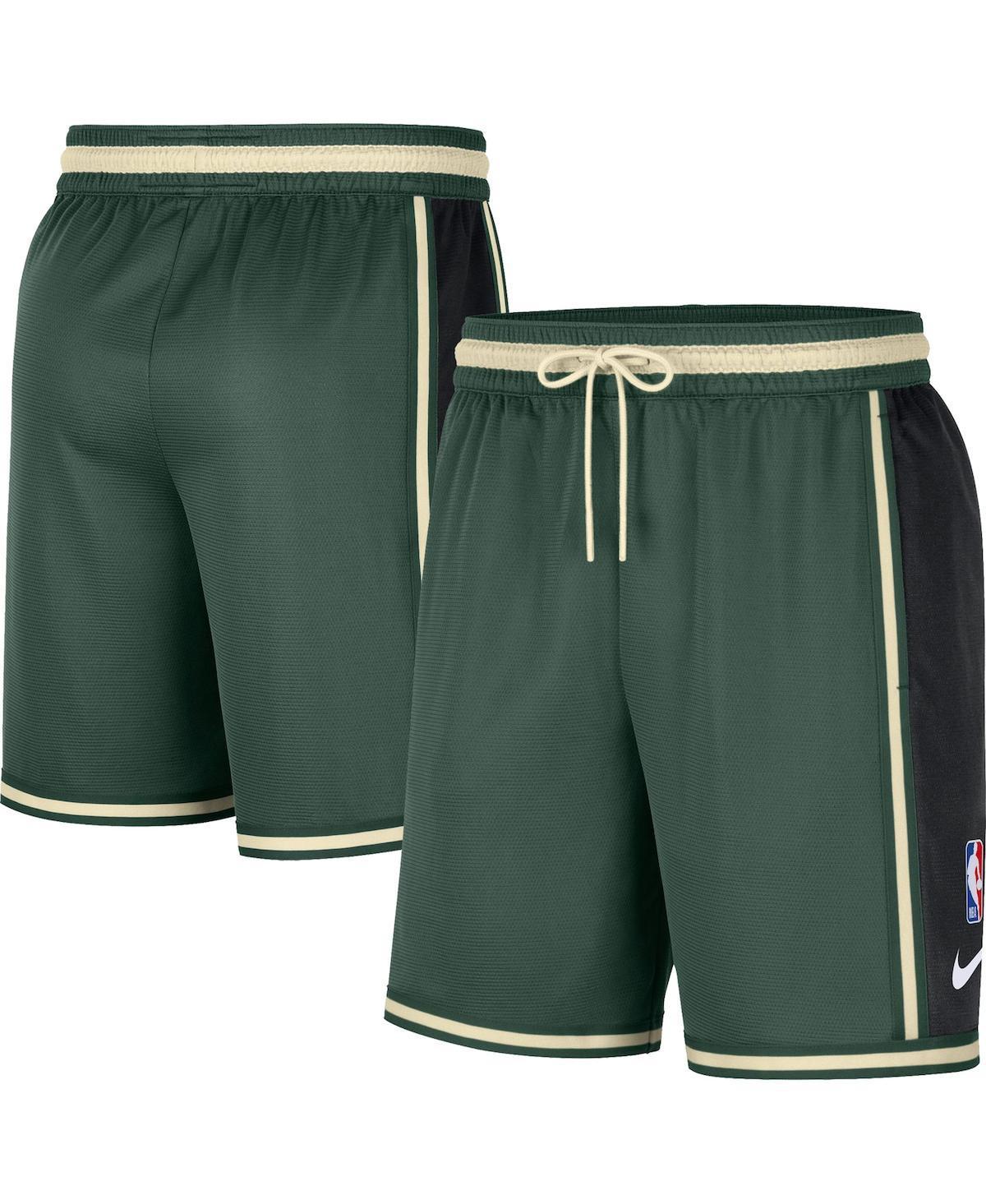 Mens Nike Hunter Green Milwaukee Bucks Pre-Game Performance Shorts Product Image