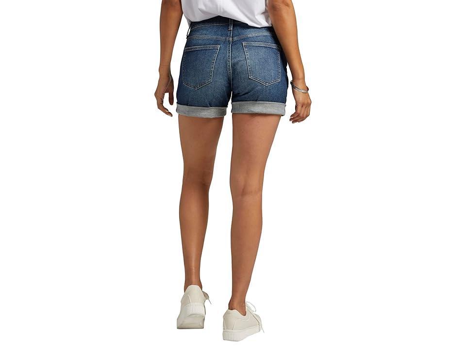 Jag Womens Alex Mid Rise 5 Rolled Hem Boyfriend Shorts Product Image